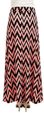 Load image into Gallery viewer, Lock and Love Women&#39;s Print/Solid High Waist Maxi Skirt-Made in U.S.A. - Zainab&#39;s Closet