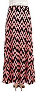 Lock and Love Women's Print/Solid High Waist Maxi Skirt-Made in U.S.A. - Zainab's Closet