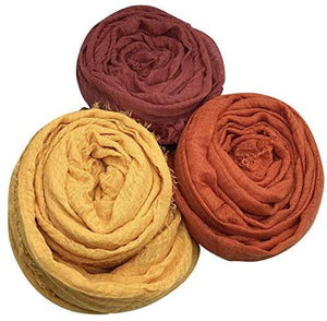 AxeSickle 3PCs Scarf Shawl Wrap Hijab - Zainab's Closet