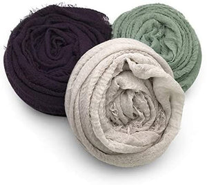 AxeSickle 3PCs Scarf Shawl Wrap Hijab - Zainab's Closet