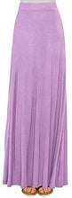 Load image into Gallery viewer, Lock and Love Women&#39;s Print/Solid High Waist Maxi Skirt-Made in U.S.A. - Zainab&#39;s Closet