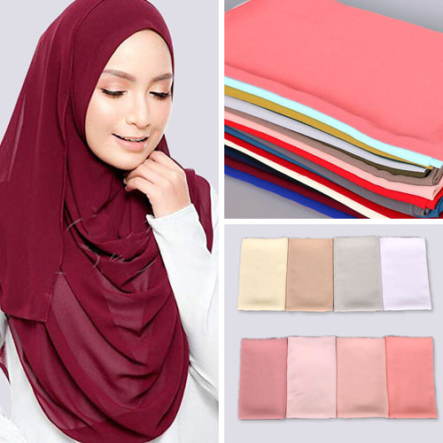 LMLAVEN Bubble Chiffon Hijab - Zainab's Closet