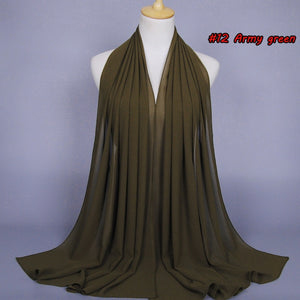 LMLAVEN Bubble Chiffon Hijab - Zainab's Closet