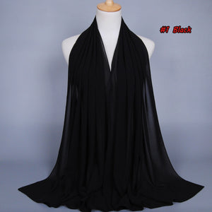 LMLAVEN Bubble Chiffon Hijab - Zainab's Closet