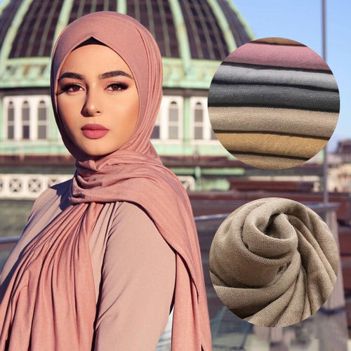 RUNMEIFA Soft Cotton Jersey Headscarf - Zainab's Closet