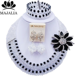 Majalia Nigerian Crystal Beaded Jewelery Set - Zainab's Closet
