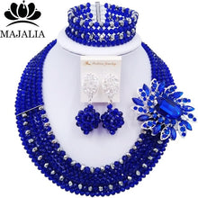 Load image into Gallery viewer, Majalia Nigerian Crystal Beaded Jewelery Set - Zainab&#39;s Closet