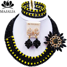 Load image into Gallery viewer, Majalia Nigerian Crystal Beaded Jewelery Set - Zainab&#39;s Closet