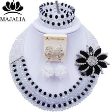 Load image into Gallery viewer, Majalia Nigerian Crystal Beaded Jewelery Set - Zainab&#39;s Closet