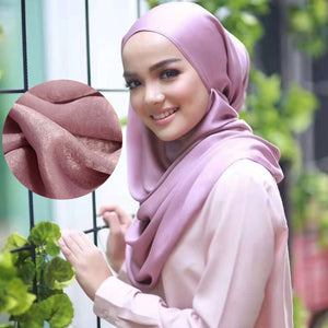 SANMAIHUA 100% Satin Hijab - Zainab's Closet