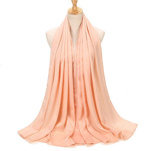 SANMAIHUA 100% Satin Hijab - Zainab's Closet