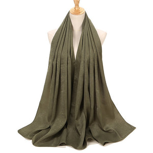 SANMAIHUA 100% Satin Hijab - Zainab's Closet