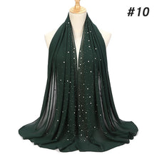 Load image into Gallery viewer, Bubble Pearl Chiffon Headscarf - Zainab&#39;s Closet