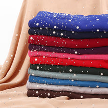 Load image into Gallery viewer, Bubble Pearl Chiffon Headscarf - Zainab&#39;s Closet