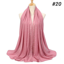 Load image into Gallery viewer, Bubble Pearl Chiffon Headscarf - Zainab&#39;s Closet