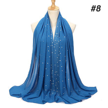 Load image into Gallery viewer, Bubble Pearl Chiffon Headscarf - Zainab&#39;s Closet