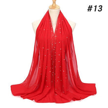 Load image into Gallery viewer, Bubble Pearl Chiffon Headscarf - Zainab&#39;s Closet