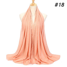 Load image into Gallery viewer, Bubble Pearl Chiffon Headscarf - Zainab&#39;s Closet