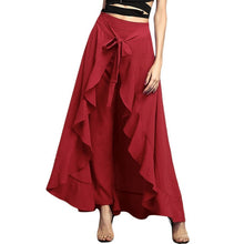 Load image into Gallery viewer, Autumn Chiffon Ruffled Pant Skirt - Zainab&#39;s Closet