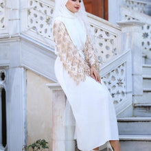Load image into Gallery viewer, Delias Sequin Maxi Eid Abaya w/ Tassels - Zainab&#39;s Closet