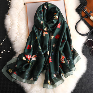 Ruicestai Imitation Silk Summer Scarf - Zainab's Closet