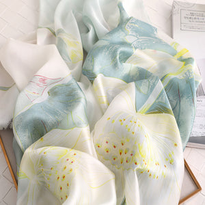 Ruicestai Imitation Silk Summer Scarf - Zainab's Closet