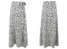Load image into Gallery viewer, Surmiitro Polka Dot A-line Split Maxi Summer Skirt - Zainab&#39;s Closet