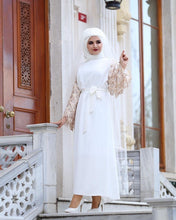 Load image into Gallery viewer, Delias Sequin Maxi Eid Abaya w/ Tassels - Zainab&#39;s Closet