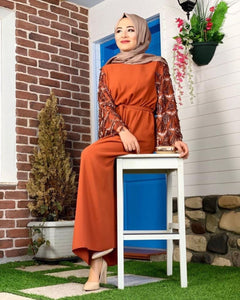 Delias Sequin Maxi Eid Abaya w/ Tassels - Zainab's Closet