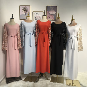 Delias Sequin Maxi Eid Abaya w/ Tassels - Zainab's Closet