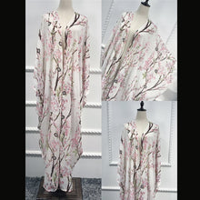 Load image into Gallery viewer, AIFEIYIYI Floral Print Batwing Sleeve Kaftan Robe - Zainab&#39;s Closet