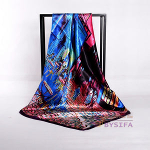 BYSIFA Satin Scarf - Zainab's Closet