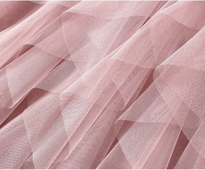 TIGENA Korean Tutu Tulle Pleated Maxi Skirt - Zainab's Closet