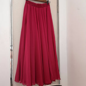 Sherhure Bohemian A-Line Chiffon Skirt - Zainab's Closet