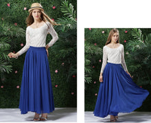 Load image into Gallery viewer, Sherhure Bohemian A-Line Chiffon Skirt - Zainab&#39;s Closet