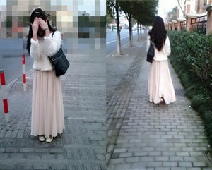 Sherhure Bohemian A-Line Chiffon Skirt - Zainab's Closet