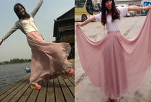 Load image into Gallery viewer, Sherhure Bohemian A-Line Chiffon Skirt - Zainab&#39;s Closet