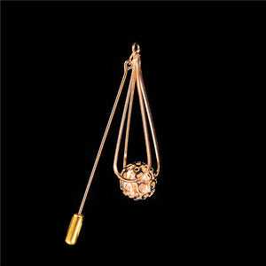 SHUANGR Trendy Crystal Leaf  Brooch - Zainab's Closet