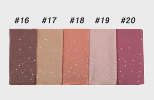 Bubble Pearl Chiffon Headscarf - Zainab's Closet