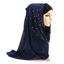 Load image into Gallery viewer, Bubble Pearl Chiffon Headscarf - Zainab&#39;s Closet