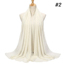 Load image into Gallery viewer, Bubble Pearl Chiffon Headscarf - Zainab&#39;s Closet