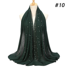 Load image into Gallery viewer, Bubble Pearl Chiffon Headscarf - Zainab&#39;s Closet