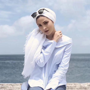 LOVOSME Woven Crinkle Scarves - Zainab's Closet