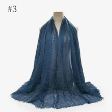 Load image into Gallery viewer, LOVOSME Woven Crinkle Scarves - Zainab&#39;s Closet
