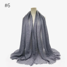 Load image into Gallery viewer, LOVOSME Woven Crinkle Scarves - Zainab&#39;s Closet