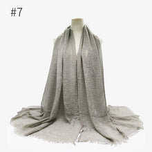 Load image into Gallery viewer, LOVOSME Woven Crinkle Scarves - Zainab&#39;s Closet