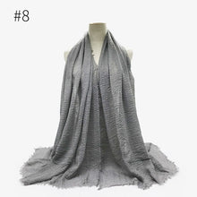 Load image into Gallery viewer, LOVOSME Woven Crinkle Scarves - Zainab&#39;s Closet