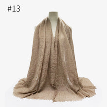 Load image into Gallery viewer, LOVOSME Woven Crinkle Scarves - Zainab&#39;s Closet