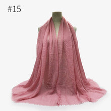 Load image into Gallery viewer, LOVOSME Woven Crinkle Scarves - Zainab&#39;s Closet