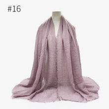 Load image into Gallery viewer, LOVOSME Woven Crinkle Scarves - Zainab&#39;s Closet